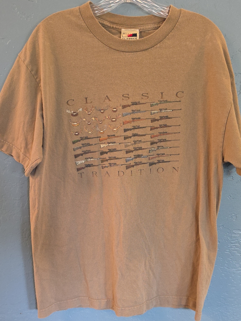 Men's Rifle Collection Classic Tradition Brown Men's Graphic T-Shirt